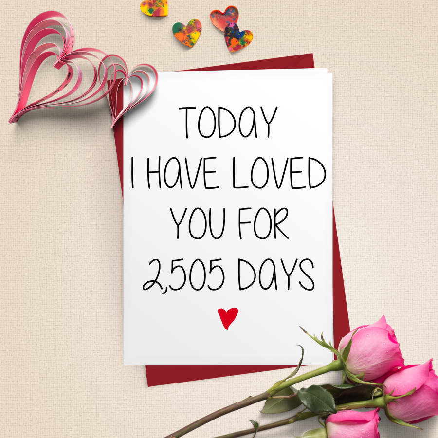 Personalised Days I Have Loved You Card