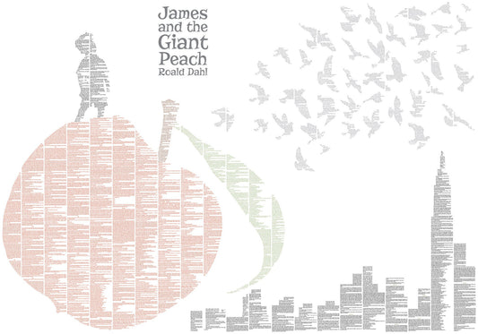 Spineless Classics - James And The Giant Peach Colour Print