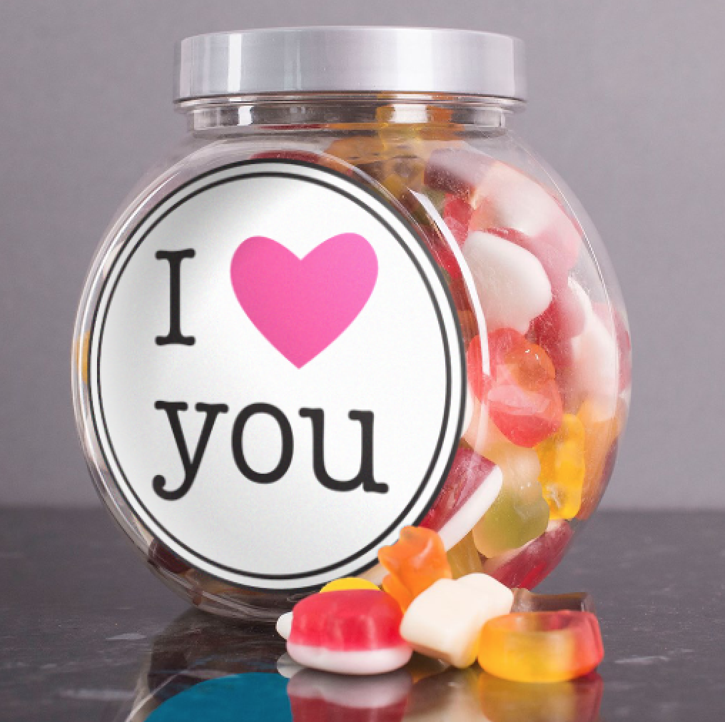 I Love You Sweets Jar