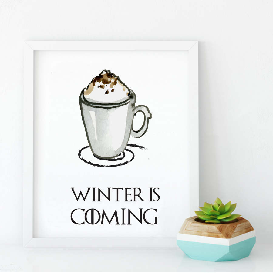 Winter In Coming Print